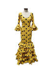 Size 40. Flamenco Dress. Mod. Carmela Amarillo Lunar 238.843€ #50329CARMELAMRLL40